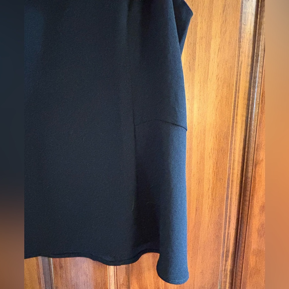 Spanx crepe black peplum tank, large. New with tags - Picture 6 of 6